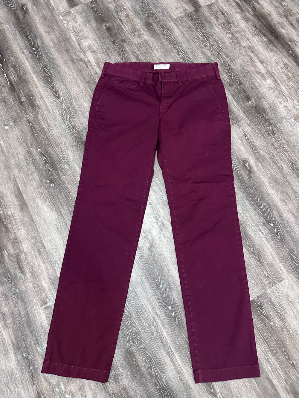 Express Skinny Fit Pants in Plum